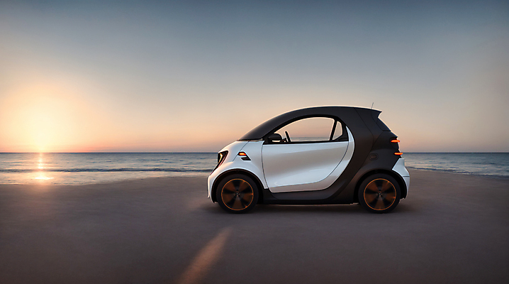 JPG 편집이미지 자동차 하늘 해변 사람없음 햇빛 일몰 디지털합성 미래자동차 전기자동차 편집소스 편집실사 AI포토 AI콘텐츠 육상교통 바다 태양 노을 CG 파일형식