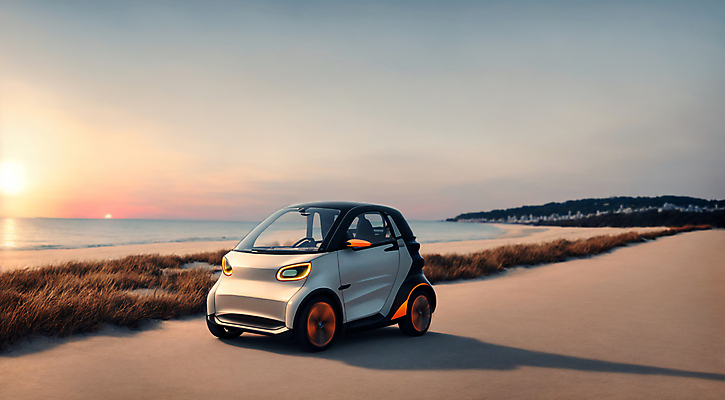 JPG 편집이미지 자동차 하늘 해변 사람없음 일몰 풀 디지털합성 미래자동차 전기자동차 편집소스 편집실사 AI포토 AI콘텐츠 식물 육상교통 바다 노을 CG 파일형식