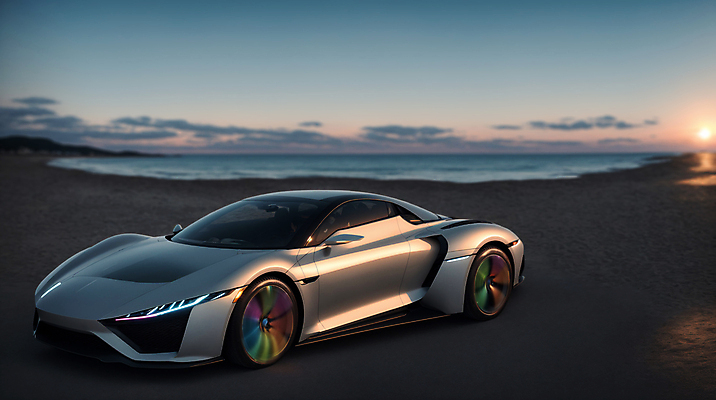 JPG 구름 편집이미지 자동차 하늘 해변 사람없음 일몰 디지털합성 미래자동차 전기자동차 편집소스 편집실사 AI포토 AI콘텐츠 자연요소 육상교통 바다 노을 CG 파일형식