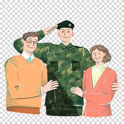 편집이미지 여자 남자 중년 가족 안기 누끼 상반신 성인 세명 군인 군복 육군 현충일 PNG 거수경례 어깨에손 호국보훈의달 직업 기념일 유니폼 관계 모션 군대 사람 6월 경례 국군 파일형식