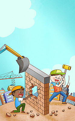 전신 PSD 외국인 구름 남자 벽 일러스트 공장 협력 벽돌 노동자 함께함 공사 서기 들기 성인 두명 건물 화목 다정 손상 건설현장 망치 무릎꿇기 포크레인 다인종 평등 성인남자만 국내일러스트 자연요소 직업 건축물 컨셉 공업 모션 건설업 사람 인종 공구 중장비 남자만 성인만 파일형식