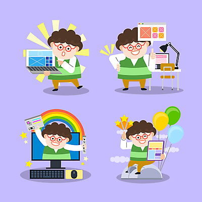 전신 구름 남자 별 인물캐릭터 허리손 무지개 의자 일러스트 직업캐릭터 윙크 서기 미소 들기 앉기 여러명 상반신 성인 노트북 컴퓨터 태블릿 홈페이지 교육자 교사 스탠드 가리킴 키보드 마우스 책상 풍선 따봉 인터넷창 컴퓨터교육 성인남자만 안경낌 코딩 월간캐릭터 일러캐릭터 AI파일 자연요소 직업 캐릭터 교육 안경 포즈 가구 다수 인터넷 모션 조명 표정 사람 손짓 전자제품 스마트기기 컴퓨터용품 최고 남자만 성인만 파일형식 벡터