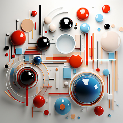 JPG 편집이미지 곡선 공 추상 사람없음 그래픽 컬러풀 3D 원형 구슬 디지털합성 직선 기하학 입체도형 편집소스 이미지편집 편집3D AI컴퓨터그래픽 AI콘텐츠 도형 선 컬러 무늬 입체 파일형식