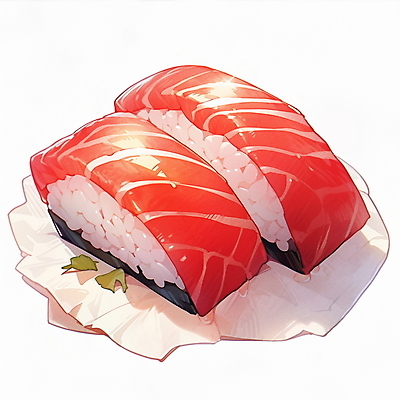 JPG 음식 일러스트 사람없음 일본 참치 참치회 일본음식 참치초밥 국내일러스트 AI일러스트 AI콘텐츠 아시아 어류 초밥 생선회 파일형식