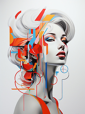 JPG 편집이미지 헤어스타일 응시 여자 패턴 추상 한명 상반신 성인 컬러풀 화장 화려 디지털합성 기하학 성인여자한명만 편집소스 이미지편집 편집실사 AI컴퓨터그래픽 AI콘텐츠 1 시선 컬러 컨셉 무늬 사람 뷰티 CG 여자한명만 성인여자만 파일형식