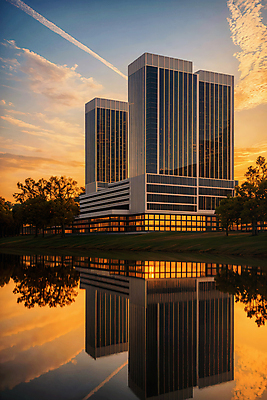 JPG 구름 편집이미지 하늘 풍경 빌딩 사람없음 야외 건물 강 반사 일몰 도시 편집실사 AI포토 AI콘텐츠 자연요소 건축물 노을 CG 파일형식