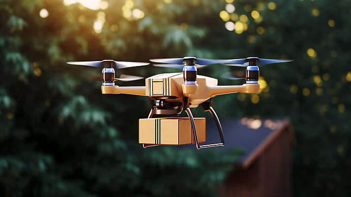 JPG 편집이미지 공원 사람없음 야외 아웃포커스 햇빛 운반 숲 배송 택배상자 드론 편집실사 AI포토 AI콘텐츠 공공시설 촬영기법 상자 태양 CG 택배 파일형식