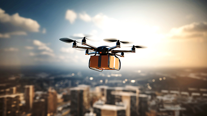 JPG 구름 편집이미지 하늘 사람없음 야외 햇빛 고층빌딩 도시 운반 배송 택배상자 드론 편집실사 AI포토 AI콘텐츠 자연요소 빌딩 상자 태양 CG 택배 파일형식