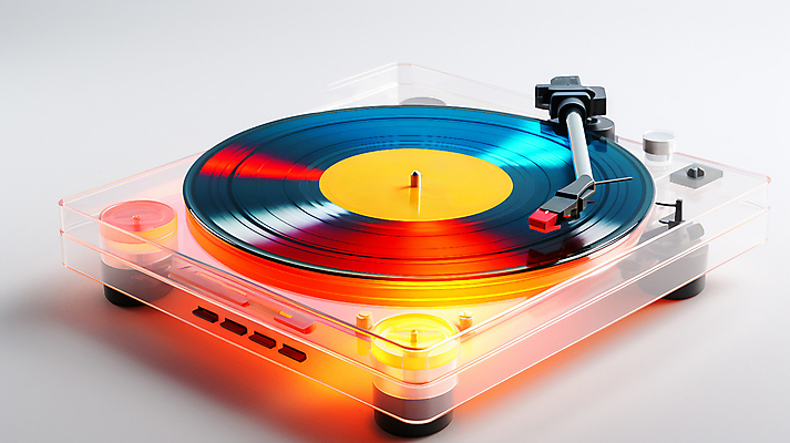 JPG 편집이미지 사람없음 빛 컬러풀 디지털합성 오브젝트 네온 턴테이블 편집소스 편집실사 AI포토 AI콘텐츠 컬러 CG 파일형식