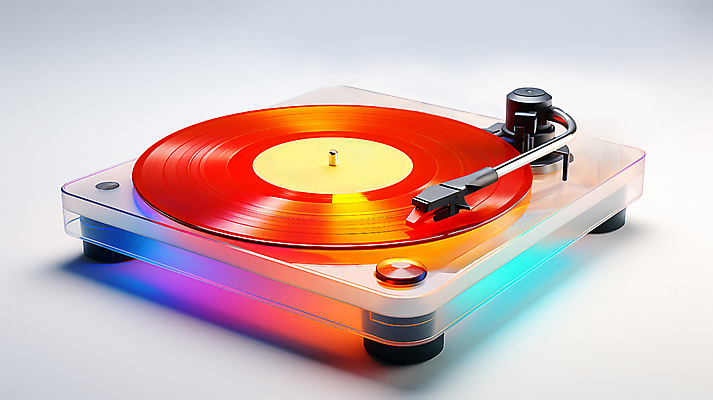 JPG 편집이미지 사람없음 빛 컬러풀 디지털합성 오브젝트 네온 턴테이블 편집소스 편집실사 AI포토 AI콘텐츠 컬러 CG 파일형식