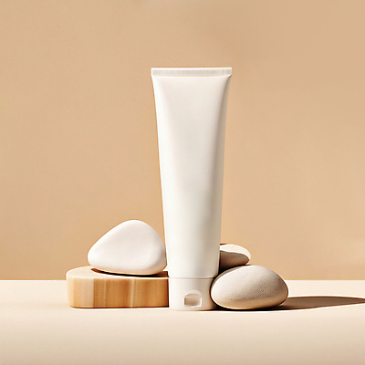 JPG 편집이미지 사람없음 여름 뷰티 화장품 돌_바위 흰색 선크림 디지털합성 베이지색 목업 편집소스 편집실사 AI포토 AI콘텐츠 계절 컬러 CG 파일형식