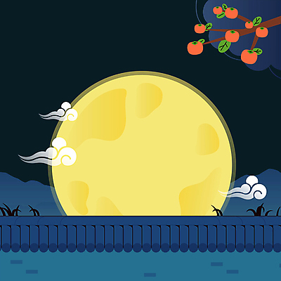 구름 전통 백그라운드 감 사람없음 추석 보름달 나뭇가지 남색 감나무 기와담장 모션그래픽 MP4 MOV 자연요소 나무 명절 컬러 과일 기와 담장 달 동영상 파일형식