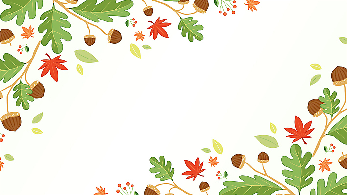 백그라운드 단풍 낙엽 잎 사람없음 가을 흰색 나뭇가지 도토리 카피스페이스 아기자기 모션그래픽 MP4 MOV 나무 식물 계절 컬러 컨셉 공백 견과류 동영상 파일형식