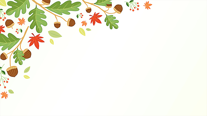 백그라운드 단풍 낙엽 잎 사람없음 가을 흰색 나뭇가지 도토리 카피스페이스 아기자기 모션그래픽 MP4 MOV 나무 식물 계절 컬러 컨셉 공백 견과류 동영상 파일형식