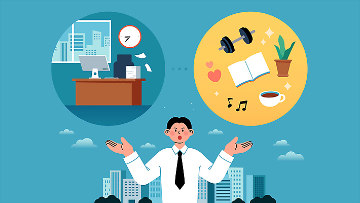 남자 화분 커피 시계 하늘색 음표 회사 비즈니스 창문 팔벌리기 한명 상반신 성인 책 컴퓨터 사무실 아령 하트 업무 비즈니스맨 책상 서류더미 성인남자한명만 워라밸 모션그래픽 MP4 MOV 오피스빅뱅 모양 1 기호 음료 음악 가구 모션 사람 파란색 전자제품 작업 직장인 문서 신조어 동영상 남자한명만 성인남자만 파일형식 더미