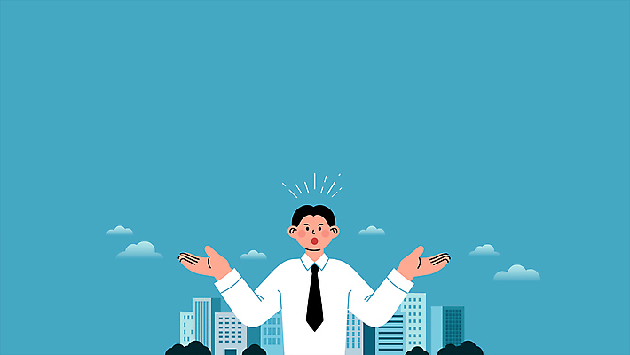 남자 하늘색 회사 비즈니스 팔벌리기 한명 빌딩 상반신 성인 건물 비즈니스맨 성인남자한명만 카피스페이스 모션그래픽 MP4 MOV 오피스빅뱅 1 건축물 모션 사람 파란색 공백 직장인 동영상 남자한명만 성인남자만 파일형식