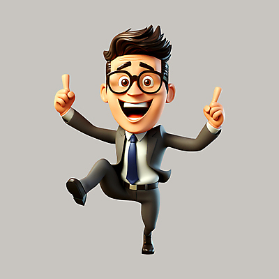 전신 PSD 편집이미지 남자 비즈니스 모션 3D캐릭터 한명 서기 웃음 손짓 청년 성인 3D 손들기 비즈니스맨 한발서기 성인남자한명만 안경낌 편집3D 캐릭터 1 안경 표정 사람 직장인 디지털합성 남자한명만 성인남자만 파일형식