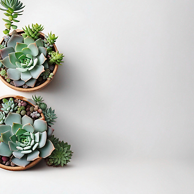 JPG 식물 편집이미지 화분 사람없음 하이앵글 다양 다육식물 카피스페이스 편집실사 AI포토 AI콘텐츠 뷰포인트 다수 공백 CG 파일형식