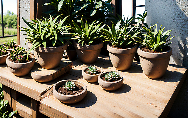 JPG 식물 편집이미지 화분 탁자 실내 사람없음 햇빛 다양 원예 다육식물 편집실사 AI포토 AI콘텐츠 가구 다수 취미 내부 태양 CG 파일형식