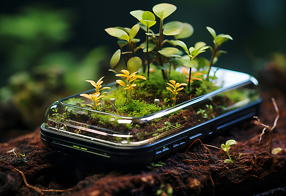 JPG 편집이미지 화분 잎 농업 사람없음 아웃포커스 농작물 농장 디지털합성 사물인터넷 스마트팜 편집소스 편집실사 AI컴퓨터그래픽 AI콘텐츠 식물 산업 촬영기법 정보기술 CG 파일형식
