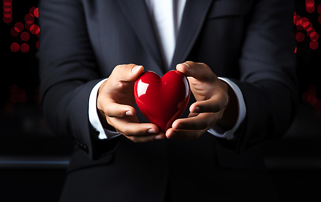 JPG 편집이미지 남자 사랑 한명 들기 상반신 성인 빨간색 검은색 하트 마음 디지털합성 성인남자한명만 편집소스 편집실사 AI인물포토 AI콘텐츠 모양 1 감정 컬러 모션 사람 CG 남자한명만 성인남자만 파일형식 AI포토