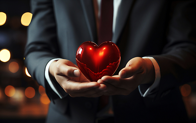 JPG 편집이미지 남자 사랑 한명 들기 상반신 성인 빨간색 검은색 하트 마음 디지털합성 보케 빛망울 성인남자한명만 편집소스 편집실사 AI인물포토 AI콘텐츠 모양 1 감정 컬러 모션 사람 빛 CG 남자한명만 성인남자만 파일형식 AI포토