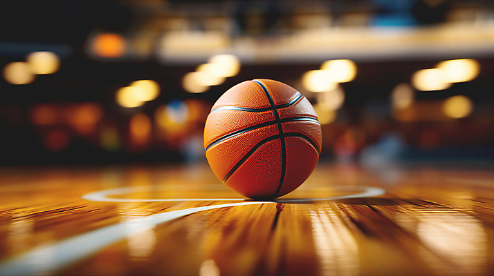 JPG 편집이미지 스포츠 공 농구 농구공 실내 사람없음 디지털합성 보케 빛망울 편집소스 편집실사 AI포토 AI콘텐츠 내부 빛 구기 CG 파일형식