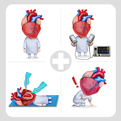 전신 캐릭터 손 일러스트 의료기기 의인화 서기 들기 신체부위 눕기 환자 심장 수술 질병 무릎꿇기 환자복 건강검진 메스 심장병 심전도모니터 절개 심장마비 쓰러짐 월간캐릭터 주저앉기 일러캐릭터 AI파일 옷 의학 모션 사람 앉기 치료 장기_의학 검사_조사 수술도구 파일형식 벡터