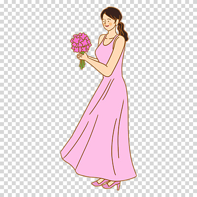 전신 편집이미지 여자 꽃 신부 부케 웨딩드레스 결혼 한명 누끼 성인 PNG 성인여자한명만 식물 1 드레스 꽃다발 사람 이벤트 여자한명만 성인여자만 파일형식