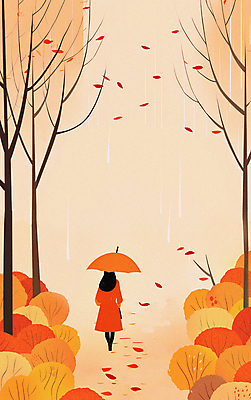 JPG 전신 여자 단풍 낙엽 일러스트 우산 단풍나무 한명 들기 풍경 성인 걷기 주황색 산책 가을 비 입추 성인여자한명만 국내일러스트 AI일러스트 AI콘텐츠 자연요소 나무 1 계절 컬러 잎 모션 날씨 휴식 사람 절기 여자한명만 성인여자만 파일형식