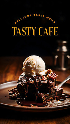 PSD 편집이미지 아이스크림 디저트 사람없음 갈색 숟가락 카페 메뉴 브라우니 초코시럽 이미지편집 음식 컬러 수저 상점 초콜릿 시럽 파일형식