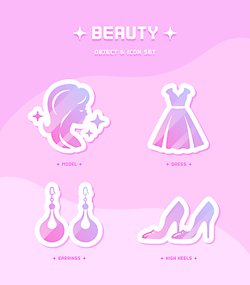 아이콘 모델 드레스 여자 실루엣 분홍색 한명 성인 반짝임 뷰티 귀걸이 하이힐 두상 성인여자한명만 2D아이콘 AI파일 1 옷 구두 컬러 장신구 모션 촬영기법 사람 머리 여성화 여자한명만 성인여자만 파일형식 벡터