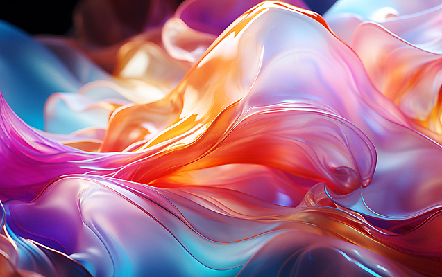 JPG 편집이미지 물결 곡선 유리 추상 사람없음 컬러풀 디지털합성 웨이브 결 물결무늬 반투명 편집소스 이미지편집 편집실사 AI컴퓨터그래픽 AI콘텐츠 선 컬러 무늬 재질 CG 파일형식