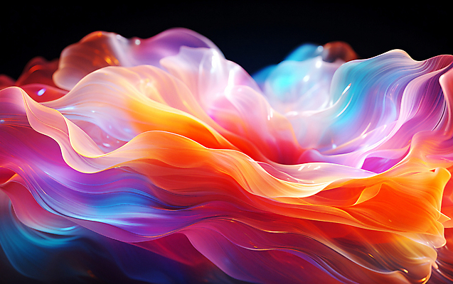 JPG 편집이미지 물결 곡선 유리 추상 사람없음 컬러풀 디지털합성 웨이브 결 물결무늬 반투명 편집소스 이미지편집 편집실사 AI컴퓨터그래픽 AI콘텐츠 선 컬러 무늬 재질 CG 파일형식