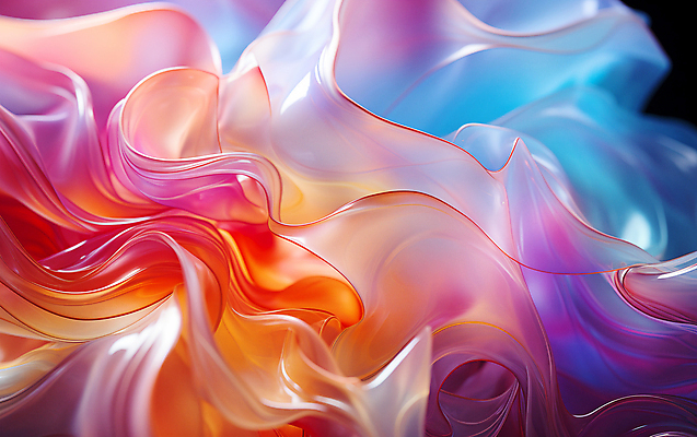 JPG 편집이미지 물결 곡선 유리 추상 사람없음 컬러풀 디지털합성 웨이브 결 물결무늬 반투명 편집소스 이미지편집 편집실사 AI컴퓨터그래픽 AI콘텐츠 선 컬러 무늬 재질 CG 파일형식