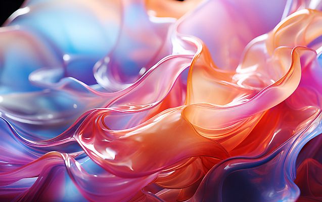 JPG 편집이미지 물결 곡선 유리 추상 사람없음 컬러풀 디지털합성 웨이브 결 물결무늬 반투명 편집소스 이미지편집 편집실사 AI컴퓨터그래픽 AI콘텐츠 선 컬러 무늬 재질 CG 파일형식