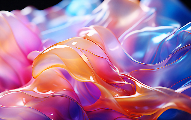 JPG 편집이미지 물결 곡선 유리 추상 사람없음 컬러풀 디지털합성 웨이브 결 물결무늬 반투명 편집소스 이미지편집 편집실사 AI컴퓨터그래픽 AI콘텐츠 선 컬러 무늬 재질 CG 파일형식