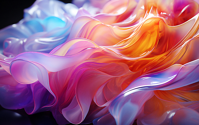 JPG 편집이미지 물결 곡선 유리 추상 사람없음 컬러풀 디지털합성 웨이브 결 물결무늬 반투명 편집소스 이미지편집 편집실사 AI컴퓨터그래픽 AI콘텐츠 선 컬러 무늬 재질 CG 파일형식