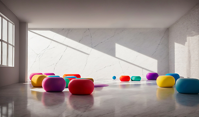 JPG 편집이미지 의자 창문 사람없음 인테리어 햇빛 공간 미술관 디지털합성 모던 대리석 편집소스 편집실사 AI포토 AI콘텐츠 디자인 가구 재료 태양 CG 파일형식