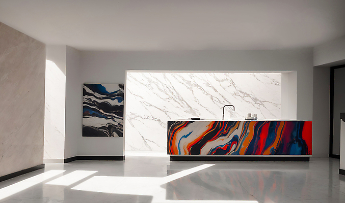 JPG 편집이미지 액자 사람없음 인테리어 햇빛 페인트 공간 머그컵 미술관 디지털합성 개수대 모던 그림 작품 대리석 편집소스 편집실사 AI포토 AI콘텐츠 디자인 재료 미술 컵 태양 CG 파일형식