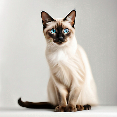 JPG 편집이미지 한마리 실내 앉기 사람없음 반려동물 고양이 샴고양이 반려묘 편집실사 AI포토 AI콘텐츠 동물 1 포유류 모션 내부 CG 파일형식