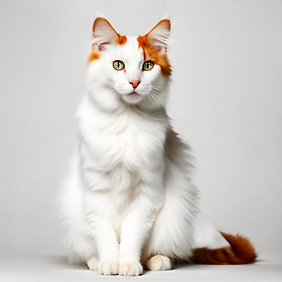 JPG 편집이미지 한마리 실내 앉기 사람없음 반려동물 고양이 반려묘 터키시반 편집실사 AI포토 AI콘텐츠 동물 1 포유류 모션 내부 CG 파일형식