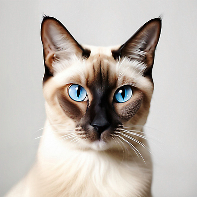 JPG 편집이미지 한마리 실내 사람없음 반려동물 고양이 샴고양이 반려묘 편집실사 AI포토 AI콘텐츠 동물 1 포유류 내부 CG 파일형식