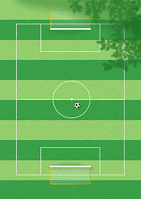 포스터 백그라운드 일러스트 축구공 나뭇잎 그림자 잔디 사람없음 초록색 운동 축구 경기장 축구장 축구골대 국내일러스트 AI파일 식물 컬러 잎 공 축구용품 스포츠시설 건강 구기 골대 파일형식 벡터