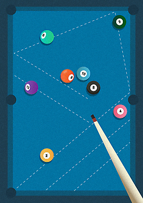 포스터 점선 백그라운드 일러스트 경기 사람없음 파란색 운동 당구 당구공 당구대 당구채 국내일러스트 AI파일 선 스포츠 컬러 공 건강 구기 당구용품 파일형식 벡터