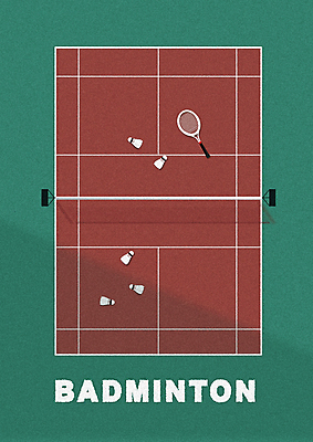 포스터 백그라운드 일러스트 그림자 사람없음 초록색 운동 경기장 배드민턴라켓 네트 셔틀콕 배드민턴 배드민턴장 적갈색 국내일러스트 AI파일 스포츠용품 스포츠 컬러 스포츠시설 건강 갈색 구기 라켓 파일형식 벡터