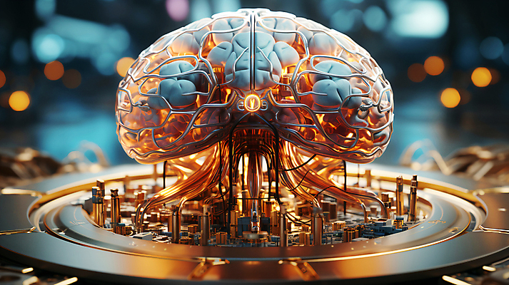 JPG 편집이미지 미래 사람없음 그래픽 빛 디지털 회로판 디지털합성 두뇌 편집소스 SF AI_인공지능 이미지편집 편집실사 AI컴퓨터그래픽 AI콘텐츠 컨셉 CG 뇌 파일형식