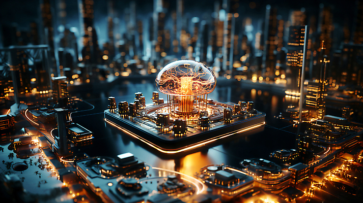 JPG 편집이미지 미래 사람없음 그래픽 빛 디지털 회로판 디지털합성 두뇌 편집소스 SF AI_인공지능 이미지편집 편집실사 AI컴퓨터그래픽 AI콘텐츠 컨셉 CG 뇌 파일형식