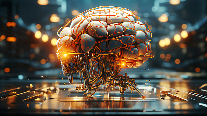 JPG 편집이미지 미래 사람없음 그래픽 빛 디지털 회로판 디지털합성 두뇌 편집소스 SF AI_인공지능 이미지편집 편집실사 AI컴퓨터그래픽 AI콘텐츠 컨셉 CG 뇌 파일형식