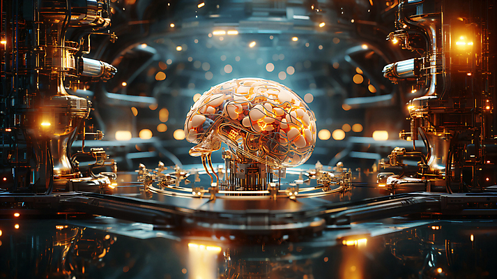 JPG 편집이미지 미래 사람없음 그래픽 빛 디지털 회로판 디지털합성 두뇌 편집소스 SF AI_인공지능 이미지편집 편집실사 AI컴퓨터그래픽 AI콘텐츠 컨셉 CG 뇌 파일형식